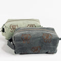 Reva Bow Corduroy Pouch Bag