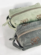 Reva Bow Corduroy Pouch Bag