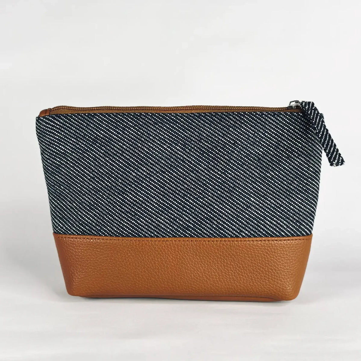 Orin Denim & Faux Leather Utility Bag