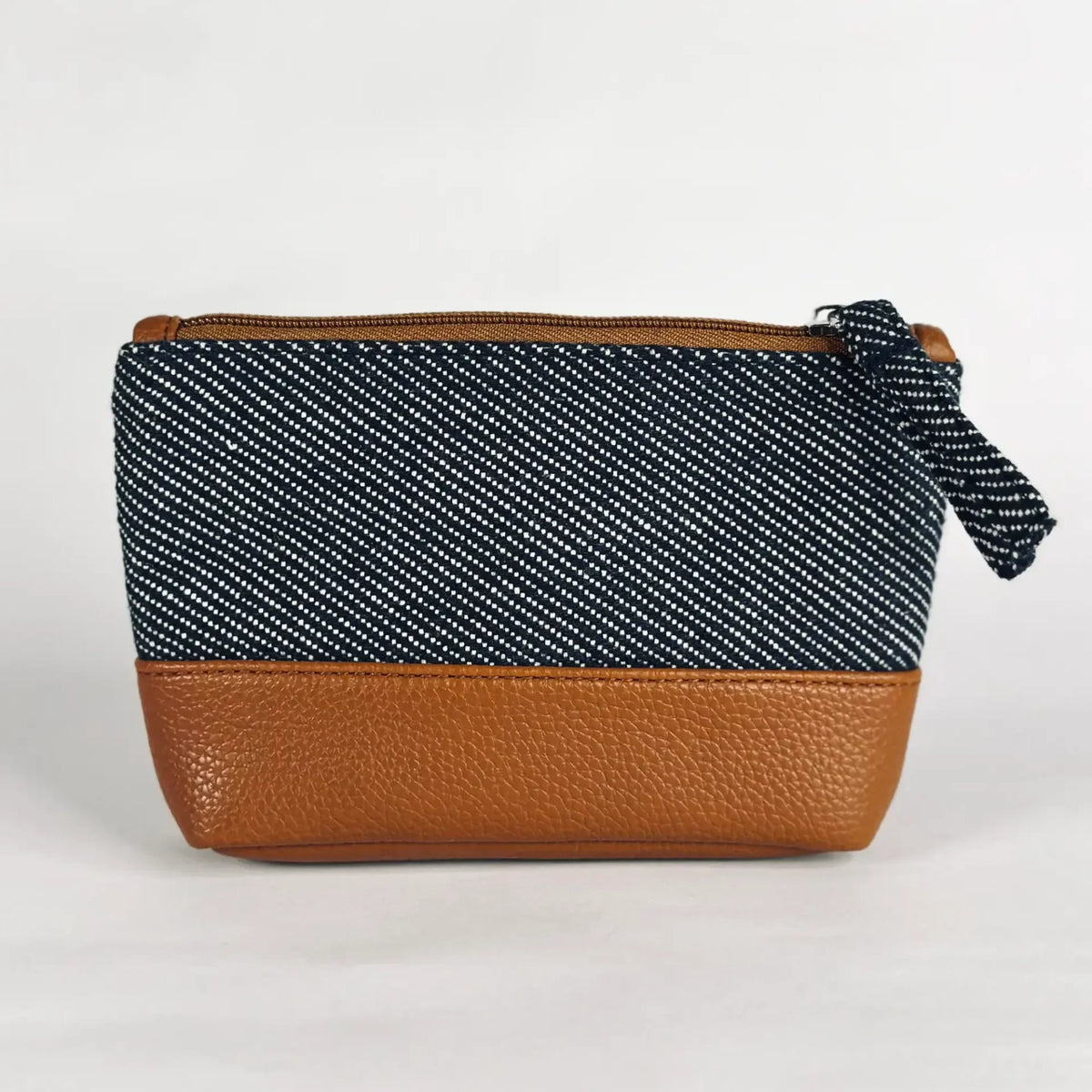 Orin Denim & Faux Leather Utility Bag