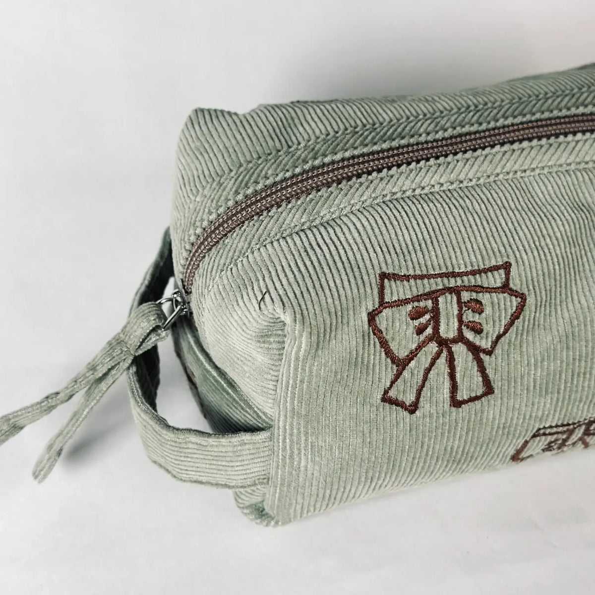 Reva Bow Corduroy Pouch Bag
