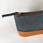 Orin Denim & Faux Leather Utility Bag
