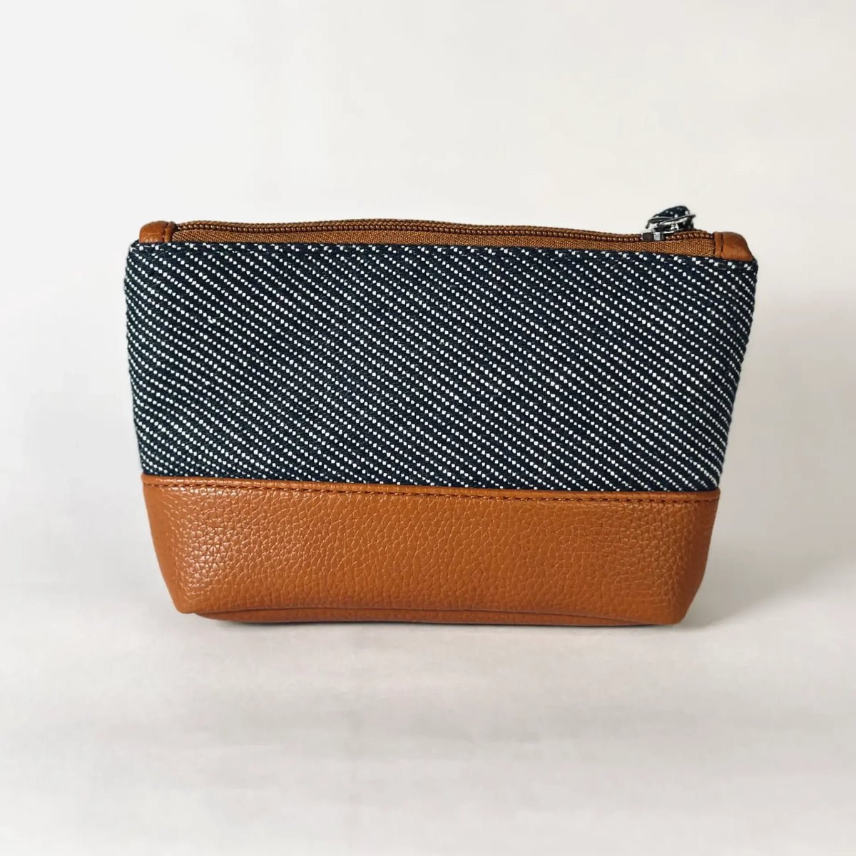 Orin Denim & Faux Leather Utility Bag