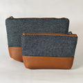 Orin Denim & Faux Leather Utility Bag